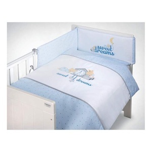 Posteljina za bebe set 5 delova Sweet Dreams blue Klups C-5/K315