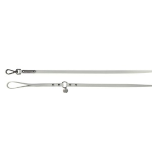 Povodac city style PVC S M 1m/20mm svetlo sivi