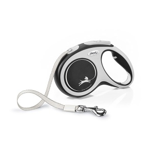 Povodac Flexi new comfort M 5m crni