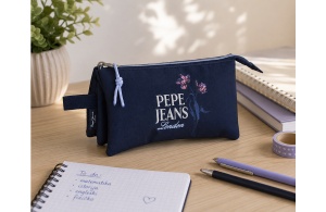 Prazna pernica sa 3 pregrade Lenay teget Pepe Jeans 61.243.42 - Img 8