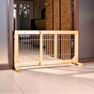 Pregrada za male pse drvo 63-108x50x31cm Trixie 3944 - Img 3