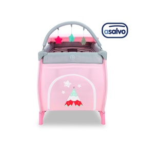 Prenosivi krevetac za decu Complet Rabbit Tippi Pink Asalvo 18229 - Img 3