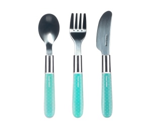 Pribor Za Jelo Za Decu Metalni Plavi Canpol Babies 9/477_blu