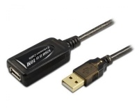Produžni USB kabl E-Green USB A na A M/Ž 10m sa pojačivačem crni