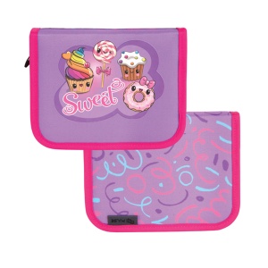 Puna dvodelna pernica Pulse Muffins 20x13x4cm