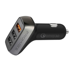 Punjač za auto 3.0 triple USB port PROMATE GPS00817