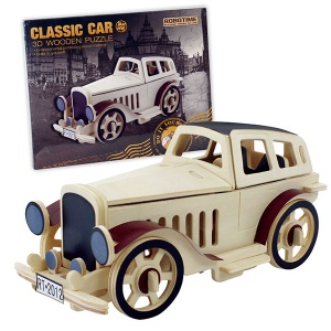 Puzzle 3D drvene puzzle klasični auto 64-712000