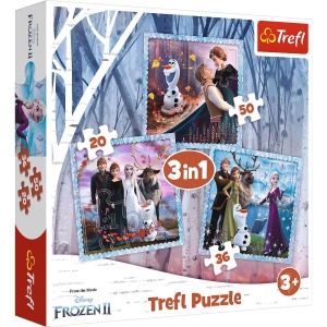 Puzzle Frozen 3 u 1