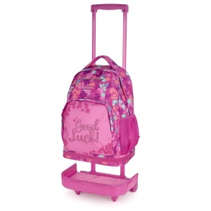 Ranac školski sa točkićima RASKLOPIV 34x46x20 cm 23 l - 1,77 kg Clover - Img 2