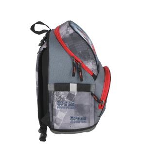 Ranac Spirit Air Light Speed Monster 24 29x15x40cm siva crvena - Img 3