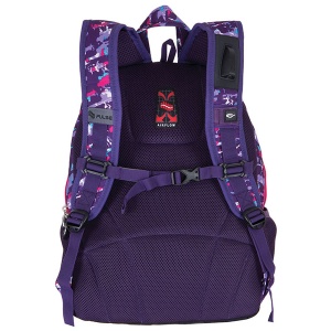 Ranac za školu 2u1 Pulse Teens Purple Collision 121192 - Img 2