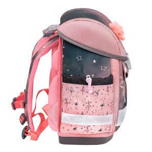 Ranac za školu Belmil Classy 403-13 Ballerina black pink 32x19x36cm - Img 2