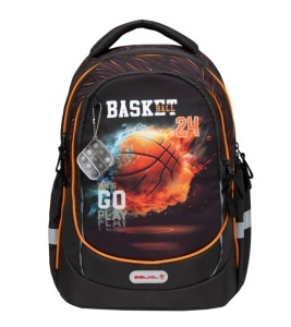 Ranac za školu Belmil Leisure plus 338-87 Basketball 28x19x36cm