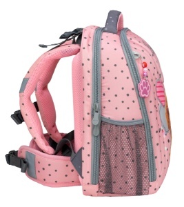 Ranac za školu Belmil Sturdy 338-82 Pink Heart Puppy 35x19x38cm - Img 2