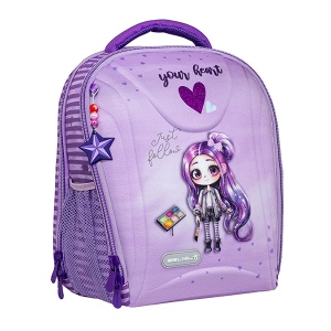 Ranac za školu Belmil Sturdy 338-82 Purple hair girl