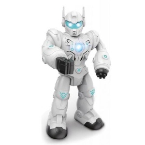 Robot na baterije 11x21x36cm beli Lean CO337953 - Img 2