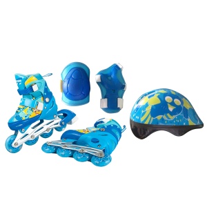 Roleri PW155B plavi set kaciga i štitnici M vel 35-38 3090203