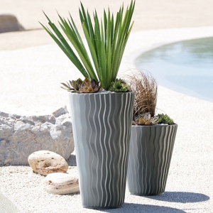 Saksija Sandy 30x33cm kameno siva Prosperplast PR DBSP300-405U - Img 3