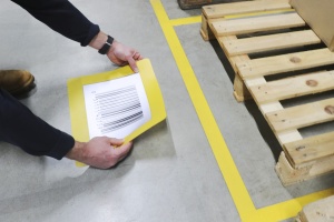 Samolepljivi zatvoreni podni ram A4 1/10, Tarifold - Djois