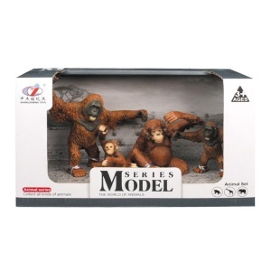 Set divlje životinje Orangutani sa mladuncima 723176