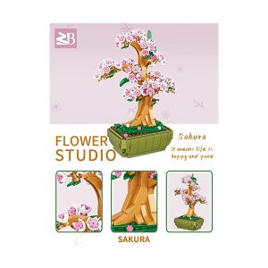 Set kockica cvet Bonsai Trešnja u cvetu 550 delova MA 55953