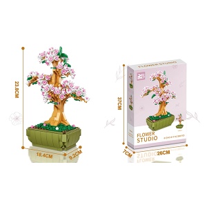 Set kockica cvet Bonsai Trešnja u cvetu 550 delova MA 55953 - Img 2