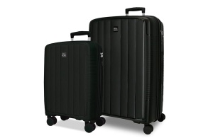 Set kofera 2/1 Roll Road Acadia ABS 55/65cm crna