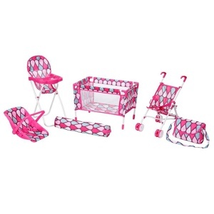 Set kolica hranilica i nosiljka za lutku bebu knorr 15320