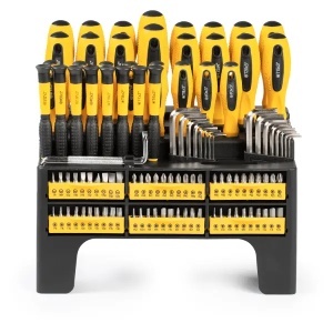 Set odvijača i bitova FDS 5009-116R crno-žuti Fieldmann (116 delova)