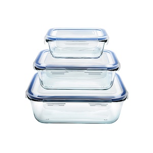 Set vatrostalnih činija sa plastičnim poklopcem FG BR-98