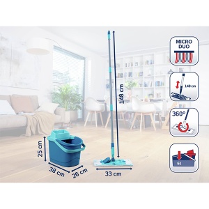 Set za čišćenje Leifheit Power Clean M mop i kanta sa oceđivačem - Img 2
