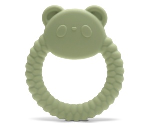 Silikonska Glodalica za Bebe Panda Zelena Lorelli Natural 10210870004