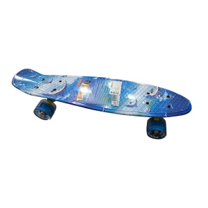 Skejt sa svetlećim točkovima Master Wheels 1037902