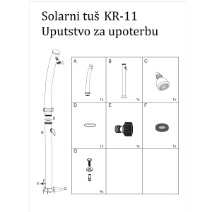 Solarni tuš 20 L KR-11 - Img 3