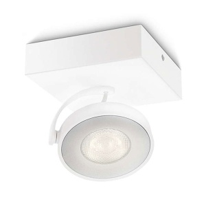 Spot reflektor Clockwork single spot bela Philips 53170/31/16