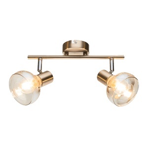 Spot svetiljka Addy 2XE14 230V gold Elmark 955ADDY2/G