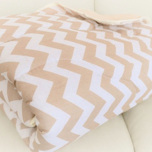 Štep deka Zig zag 200x200 krem bela 50102 598-2