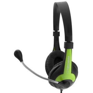 Stereo slušalice s mikrofonom ESPERANZA BLACK / GREEN EH158G - Img 3