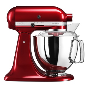 Stoni mikser sa dodacima jabuka crvena KITCHENAID KA5KSM175PSECA