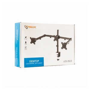Stoni nosač za tri monitora LCD-352/3 SBox 469 - Img 3