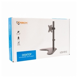 Stoni samostojeći nosač za 1 monitor LCD F012 SBox 435 - Img 3