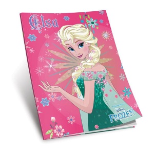Sveska Frozen Elsa pink A4 meki povez na linije 68211l