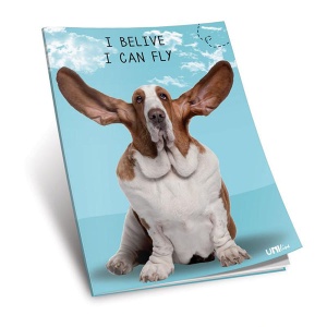 Sveska I belive I can fly A4 meki povez na kockice UNL-0741k