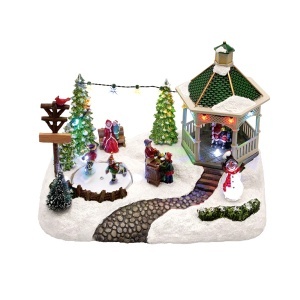 Svetleća LED diorama božićno selo Home DRM11 - Img 2