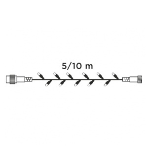 Svetleći niz 50 LED 4m toplo bela Crystalline KAT 051 - Img 3