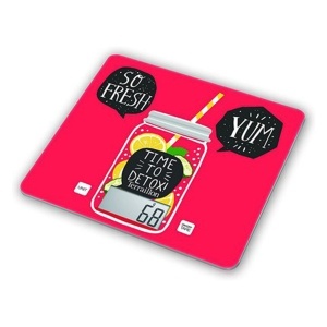 Terraillon 14251 T1040 Detox Red, Kuhinjska vaga