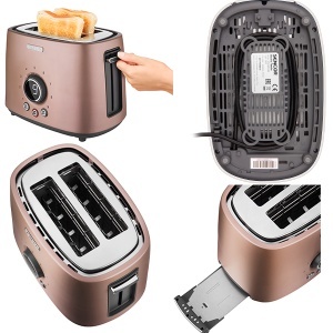 Toster 1000 W STS 6055RS pink Sencor APA01439 - Img 2