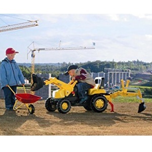 Traktor na pedale sa prednjom i zadnjom kašikom JCB Rolly Toys 812004 - Img 2