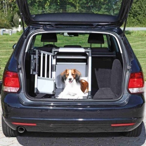 Transportni sanduk za ljubimce 63x65x90cm Alu Trixie 39342 - Img 4