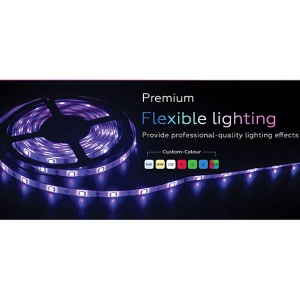Tuya Digitalna led traka RGBCCT i IC IP20 5m set Sonoff 99LED989D/IP20 - Img 3
